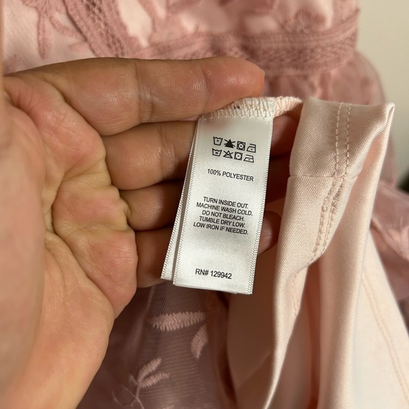 🌸Haute Hippie Pink Floral Embroidered Little girl Dress Size 10 - Picture 7 of 10